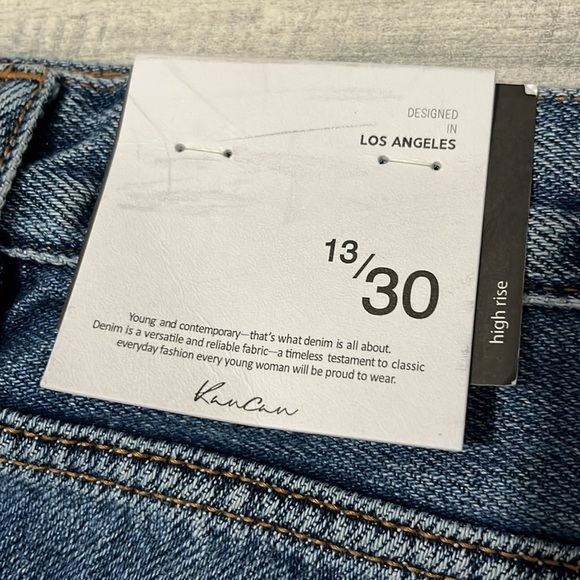 KanCan High Rise Shorts Size 13/30 - Picture 5 of 10